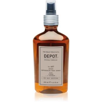DEPOT 600 BODY SOLUTIONS NO. 607 SPORT REFRESHING BODY SPRAY frissítő test spray uraknak 200 ml kép