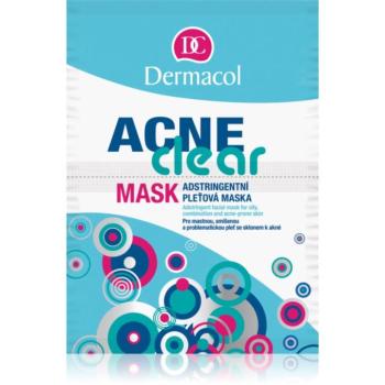 Dermacol Acne Clear arcmaszk problémás és pattanásos bőrre 2x8 g kép