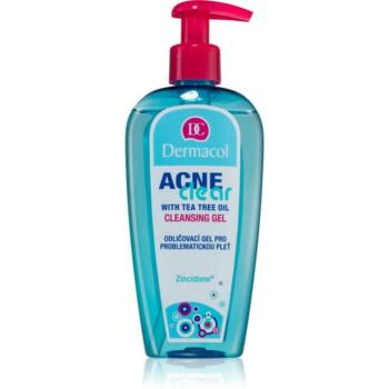 Dermacol Acne Clear sminklemosó tisztító gél a problémás bőrre 200 ml kép