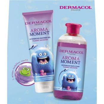 Dermacol Aroma Moment Plummy Monster ajándékszett gyermekeknek Plum