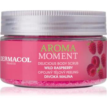 Dermacol Aroma Moment Wild Raspberry cukros test peeling málna illatú 200 g kép