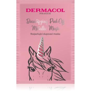 Dermacol Beautifying Peel-Off Metallic Mask lehúzható maszk az élénk bőrért 15 ml kép