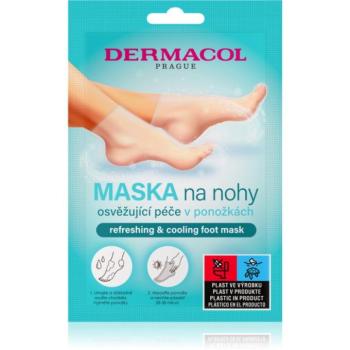 Dermacol Foot Mask Refreshing & Cooling regeneráló lábmaszk zokniban frissítő hatással 1 pár kép