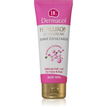 Dermacol Hyaluron finom állagú tisztító krém az arcra és a szemekre 100 ml kép