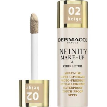 DERMACOL Infinity + korrektor - No. 2 beige, 20g kép