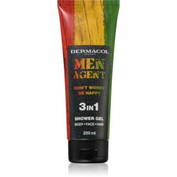 Dermacol Men Agent Don´t Worry Be Happy tusfürdő gél 3 az 1-ben 250 ml kép