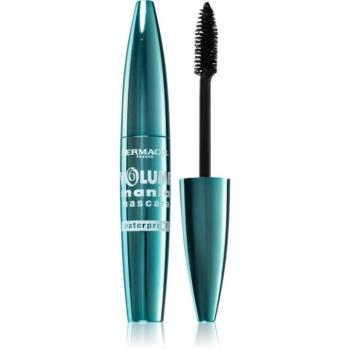Dermacol Volume Mania Waterproof vízálló szempillaspirál dús hatásért Black 9 ml kép