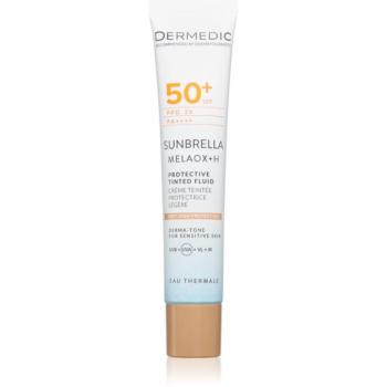 Dermedic Sunbrella Protective Tinted Fluid védő tonizáló krém arcra SPF 50+ 40 ml kép