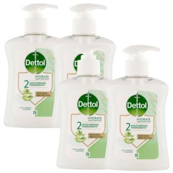 Dettol Aloe vera és Bambusz folyékony Szappan 4x250ml kép