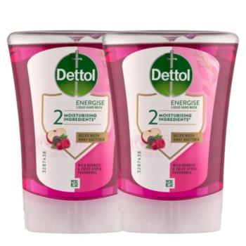 Dettol Érintés nélküli kézmosó készülék Utántöltő Erdei gyümölcs 2x250ml kép