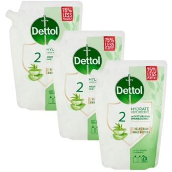 Dettol folyékony Szappan Utántöltő Aloe Vera és Bambusz 3x500ml kép