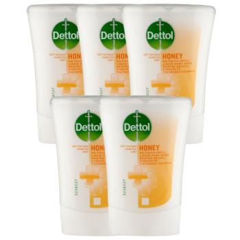 Dettol Mézes Érintés Nélküli Kézmosó Utántöltő 5x250ml kép