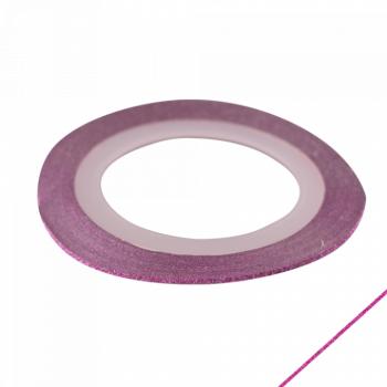Díszítő szál csillámos 1mm 50-03 - pink () kép