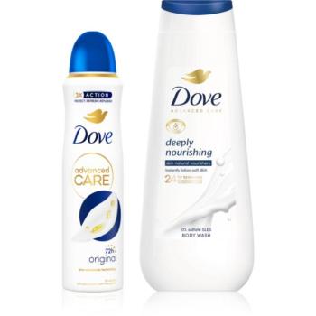 Dove Advanced Care Deeply Nourishing dezodor és tusfürdő kedvező kiszerelésben kép
