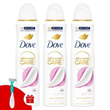 Dove Advanced Care Powder Soft női izzadásgátló dezodor, 3x150 ml... kép