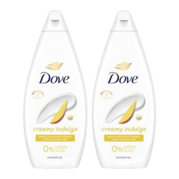 Dove Creamy Indulge női krémtusfürdő, 2x720 ml kép