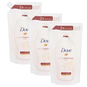 Dove Folyékony Szappan Utántöltő Silk 3x500ml kép