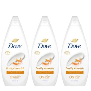 Dove Fruity Nourish Krémtusfürdő 3x720ml kép