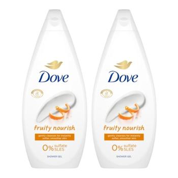 Dove Fruity Nourish női krémtusfürdő, 2x720 ml kép