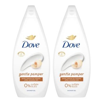 Dove Gentle Pamper női krémtusfürdő, 2x720 ml kép