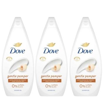 Dove Gentle Pamper női krémtusfürdő, 3x720 ml kép