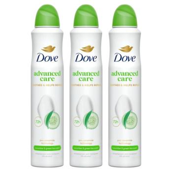 Dove Go Fresh női izzadásgátló Dezodor Uborka és Zöld tea 3x200ml kép