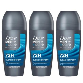 Dove Men+Care Clean Comfort férfi golyós izzadásgátló, 3x50 ml kép