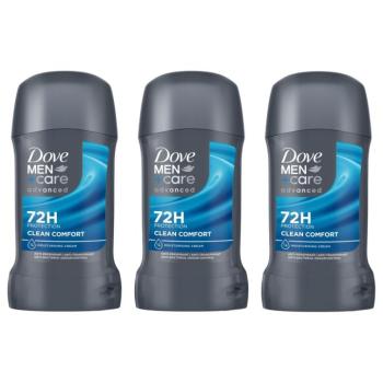 Dove Men+Care Clean Comfort férfi izzadásgátló stift, 3x50 ml kép