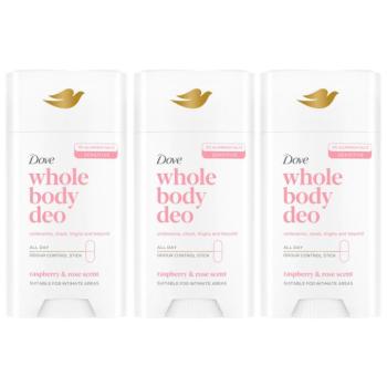 Dove Raspberry & Rose Dezodor stift 3x75ml kép