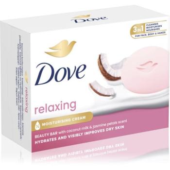 Dove Relaxing Coconut krémes tisztító tabletta Coconut milk & Jasmine petals 90 g kép