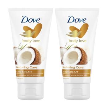 Dove Restoring Care kókusz illatú kézkrém száraz bőre, 2x75 ml kép