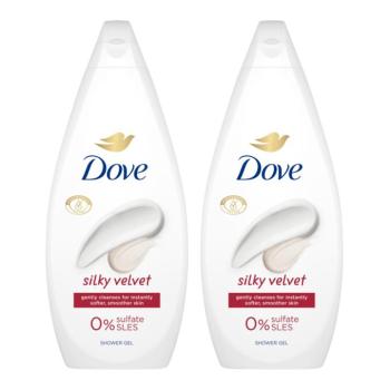 Dove Silky Velvet női krémtusfürdő, 2x720 ml kép