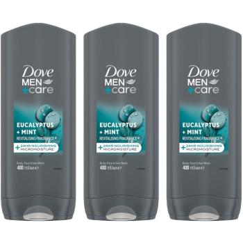 DOVE Triopack Men+Care Eukaliptusz és mentol 400 ml kép