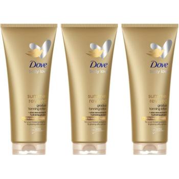 DOVE Triopack Summer Revived Light to Medium Results 200 ml kép
