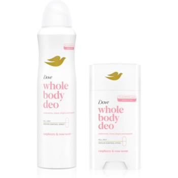 Dove Whole Body Deo Raspberry & Rose szett testre kép