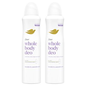 Dove Whole Body Lavender & Chamomile Dezodor 2x150ml kép
