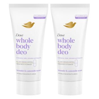 Dove Whole Body Lavender & Chamomile dezodor Krém 2x75ml kép