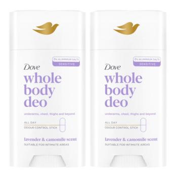 Dove Whole Body Lavender & Chamomile Dezodor stift 2x75ml kép