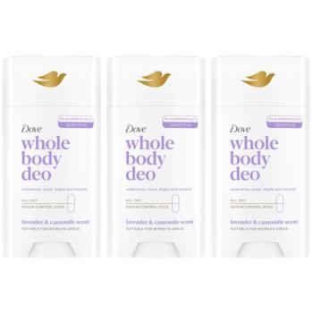 Dove Whole Body Lavender & Chamomile Dezodor stift 3x75ml kép