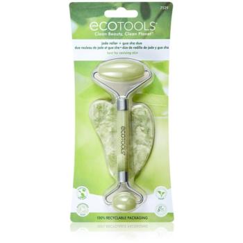 EcoTools Jade Roller & Gua Sha masszázs henger az arcra és masszázs szegédeszköz