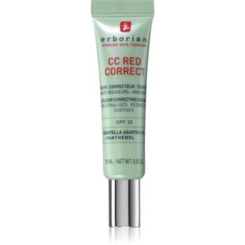 Erborian CC Red Correct CC krém a bőr vörössége ellen SPF 30 15 ml kép