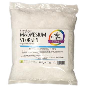 Eredeti Bodycare Himalaya Magnesium Vlokken, magnézium pehely fürdőhöz, 1 kg kép