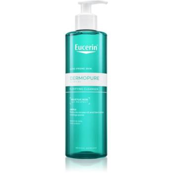Eucerin DermoPure Clinical Purifying Cleanser mélyen tisztító gél az aknéra hajlamos zsíros bőrre 400 ml kép