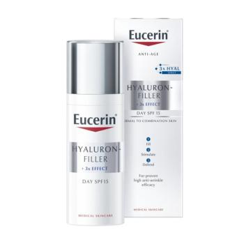 EUCERIN Hyaluron-Filler +3x effect ráncfeltöltő nappali arckrém normál, vegyes bőrre (50ml) kép