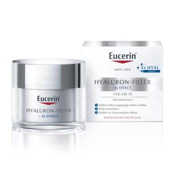 EUCERIN Hyaluron-Filler + 3x effect ráncfeltöltő nappali arckrém száraz bőrre (50ml) kép