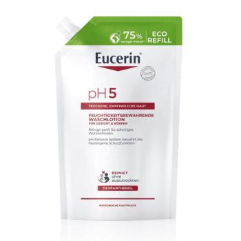 EUCERIN pH5 Folyékony mosakodószer öko utántöltő (750ml) kép