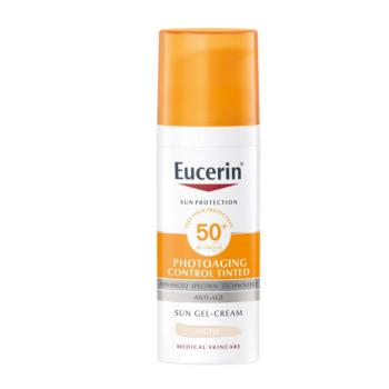 EUCERIN Sun Photoaging Control színezett napozókrém arcra light FF50+ (50ml) kép