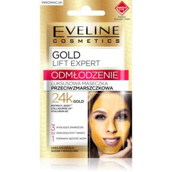 Eveline Cosmetics Gold Lift Expert fiatalító maszk 3 az 1-ben 7 ml kép