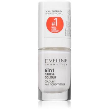 Eveline Cosmetics Nail Therapy Care & Colour körömkondicionáló 6 in 1 5 ml kép