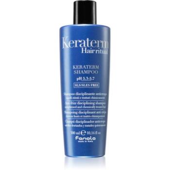 Fanola Keraterm Shampoo kisimító sampon a rakoncátlan és töredezett hajra 300 ml kép